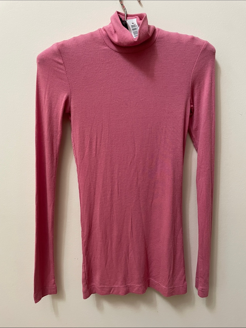 Aritzia Wilfred Huet Palm Pink Long Sleeve Turtleneck T-Shirt